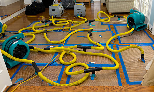 Professional Crawl Space Water Removal technician working in Nellis AFB, NV
